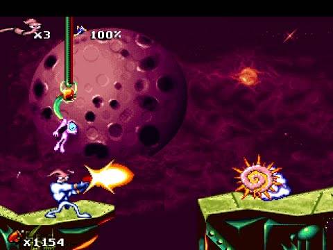 Earthworm Jim Pc Ms Dos Full Gameplay Walkthrough Video