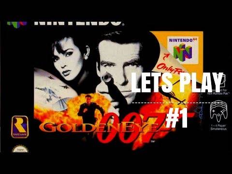 007 Goldeneye N64 Gameplay Walkthrough Part 1 FULL GAME – No Commentary