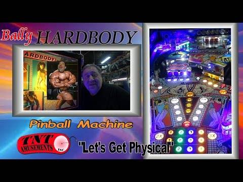 #1121 Bally HARDBODY Pinball Machine & Atari ASTEROIDS DELUXE Arcade -TNT Amusements