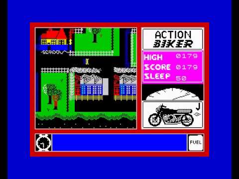 Action Biker – ZX Spectrum Walkthrough