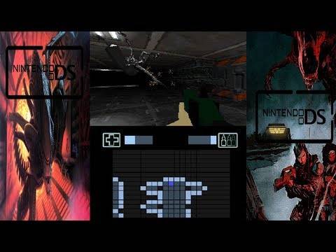Alien DS (3D FIRST PERSON SHOOTER) NINTENDO DS (HOMEBREW) (Complete Walkthrough)