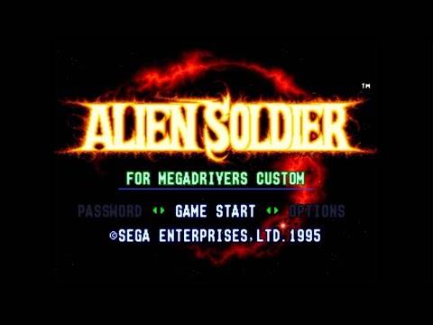 Alien Soldier Walkthrough/Gameplay Sega Genesis