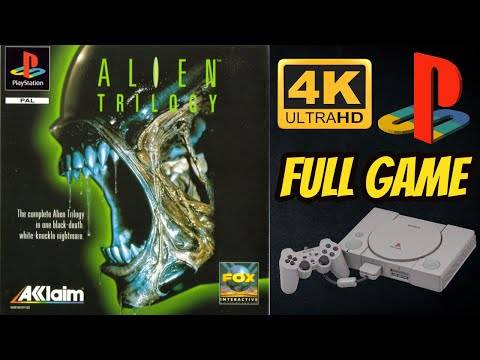 Alien Trilogy | Ultra HD 4K/60fps🔴 | PS1 | Full Movie Gameplay Walkthrough Longplay No Commentary