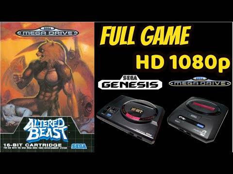 Altered Beast (SEGA GENESIS/MEGA DRIVE) Longplay/Walkthrough NO COMMENTARY HD 1080p