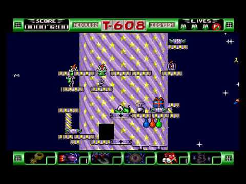 [AMIGA WINUAE RETROGAMING] Nebulus 2 – Pogo a Gogo Walkthrough NO CHEATS Part 2