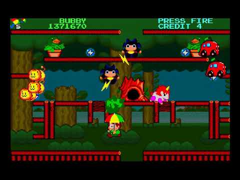 [Amiga WinUAE] Taito PARASOL STARS – Giant Golden Coin Gameplay Walkthrough