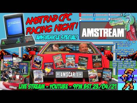 [AMSTRAD CPC] 🕹 AMSTREAM – 🚦🏁 AMSTRAD CPC RACING NIGHT! 🏁🚦 / 🏎🏍 AMSVEHICLE 🚤🚗 SPECIAL! ⭐️