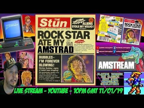 [AMSTRAD CPC] ROCK STAR ATE MY AMSTRAD! Full Playthrough of "Rock Star Ate My Hamster"! #AMSTREAM