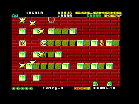 [AMSTRAD CPC] Solomon's Key Longplay