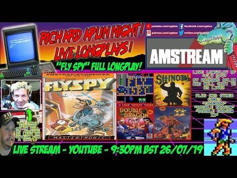 [AMSTREAM] AMSTRAD CPC Richard Aplin Night! "Fly Spy" Live Longplay! [Xyphoe Live Stream]