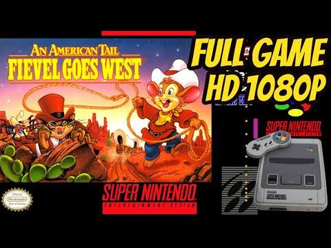 An American Tail: Fievel Goes West (SNES) Longplay/Walkthrough NO COMMENTARY HD 1080p