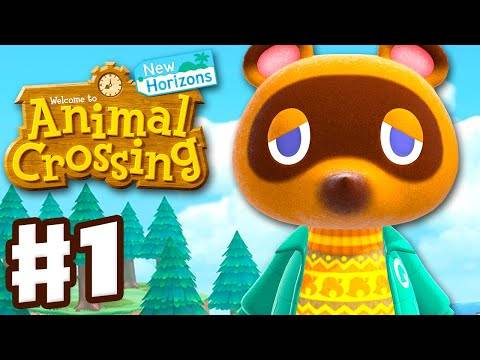 Animal Crossing: New Horizons – Gameplay Walkthrough Part 1 – First Day on a New Island!