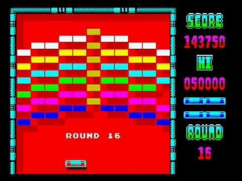Arkanoid Walkthrough, ZX Spectrum