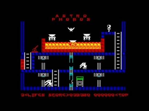 Astro Phobos (2021) Walkthrough + Review, ZX Spectrum