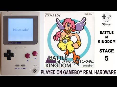 Battle of Kingdom STAGE 5 – walkthrough on a Game Boy Pocket RECORDED ON REAL HARDWARE longplay