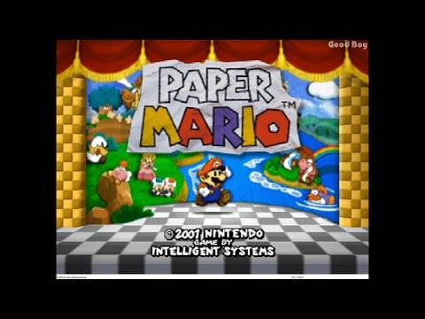 Beginning. Paper Mario (N64). Walkthrough #1, russian commentary