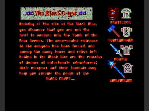 BLACK CRYPT gameplay (Amiga) part 1