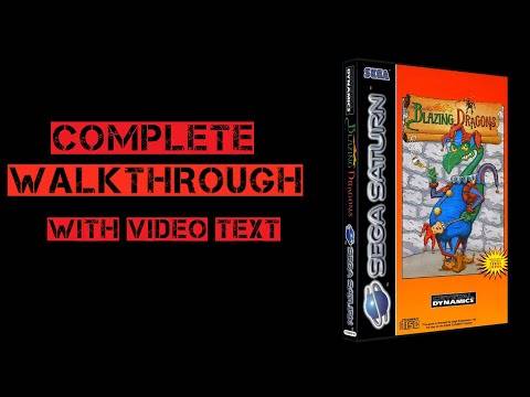 Blazing Dragons – Sega Saturn Complete Walkthrough with text video (LONGPLAY)