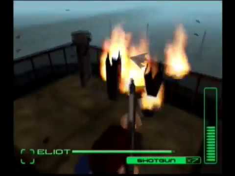 Blue Stinger Dreamcast Game in English Walkthrough / Playthrough (Part #4)