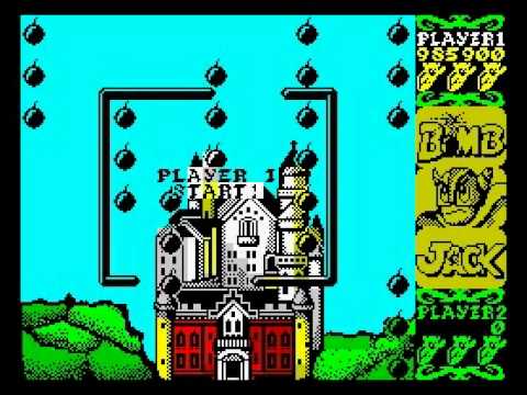 Bomb Jack Walkthrough, ZX Spectrum