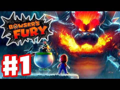 Bowser's Fury – Gameplay Walkthrough Part 1 – Scamper Shores and Fort Flaptrap! (Nintendo Switch)