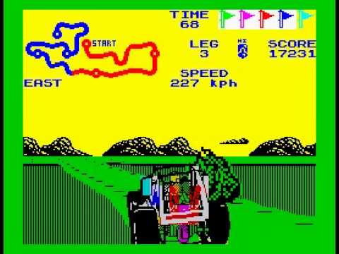 Buggy Boy Walkthrough, ZX Spectrum