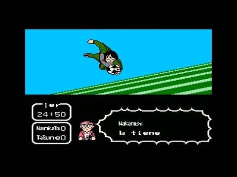Captain tsubasa 2 (nes) walkthrough part 17 (liga japonesa) nankatsu vs naniwa