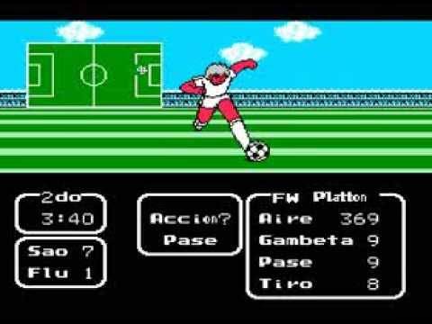 Captain tsubasa 2 (nes) walkthrough part 2 (copa de rio) sao paulo vs fluminense