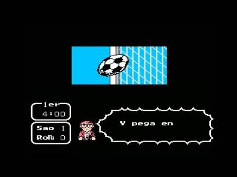 Captain tsubasa 2 (nes) walkthrough part 25 (copa de japon) sao paulo vs roma