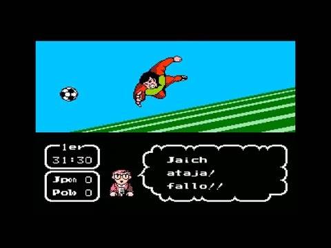 Captain tsubasa 2 (nes) walkthrough part 47 (amistosos internacionales) japon vs polonia