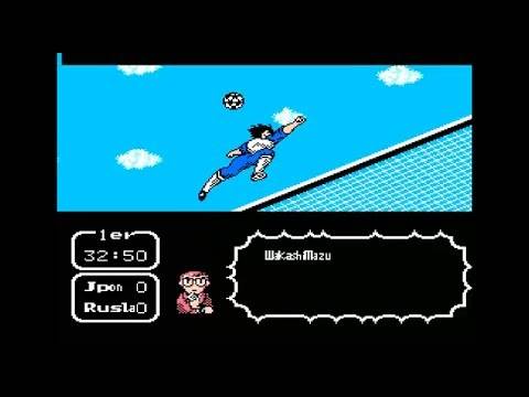 Captain tsubasa 2 (nes) walkthrough part 51 (amistosos internacionales) japon vs rusia