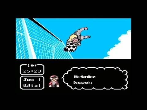 Captain tsubasa 2 (nes) walkthrough part 57 (mundial) japon vs italia