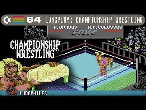 Championship Wrestling – C64 Longplay / Playthrough / Walkthrough 4K 60FPS ;) #retrogaming