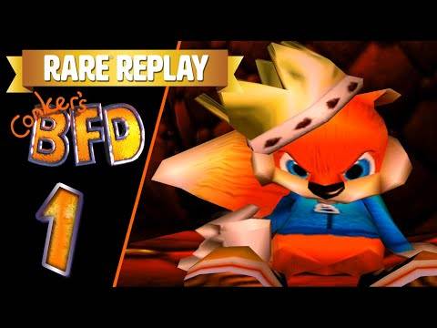 Conker's Bad Fur Day Walkthrough Part 1 (N64 – XBOX One)