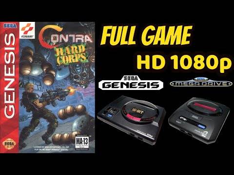 Contra: Hard Corps (Genesis/Mega Drive) Longplay/Walkthrough NO COMMENTARY HD 1080p