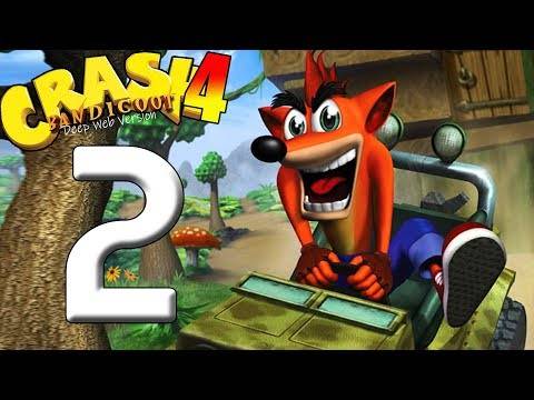 CRASH BANDICOOT 4 | DETONADO 106% | FUGINDO DOS RINOCERONTES #02 GAME CUBE