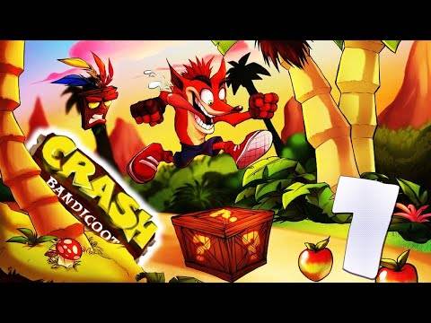 Crash Bandicoot Original Trilogy PlayStation one. walkthrough.Part 1.1. Приключение Начинается.