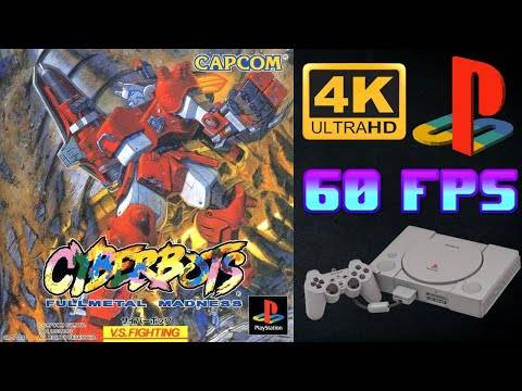Cyberbots: Full Metal Madness | Ultra HD 4K/60fps🔴| PS1 | HARD DIFFICULTY | Walkthrough Longplay