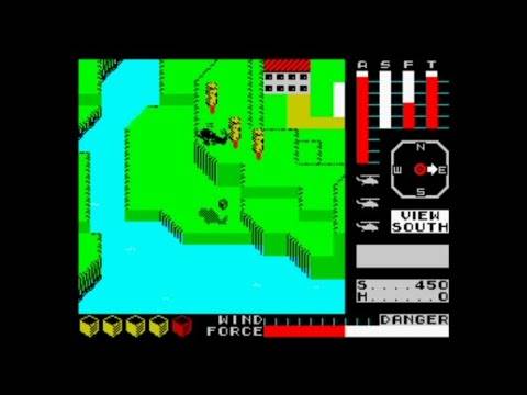 Cyclone (1985 / 128k AY Music Version) Walkthrough, ZX Spectrum
