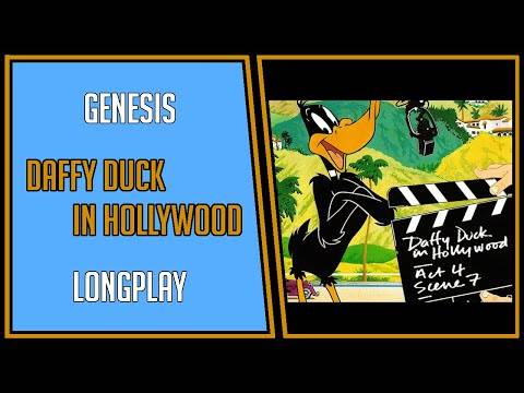 Daffy Duck In Hollywood | Genesis | Longplay | Walkthrough #28 [4Kp60]