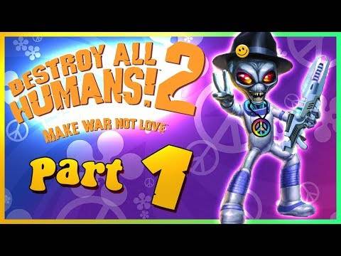 Destroy All Humans! 2 Walkthrough Part 1 (PS4, PS2, XBOX) No Commentary