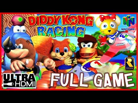 DIDDY KONG RACING [N64 UltraHDMI] Full Game 100% Walkthrough – No Commentary