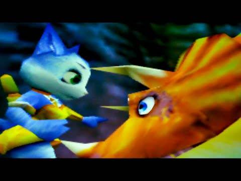 Dinosaur Planet (N64) – Walkthrough Part 1 No Commentary Gameplay – Origin of Fox McCloud & Krystal