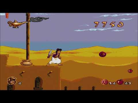 Disney's Aladdin (1994 MS DOS): Level 3 – Agrabah Rooftops (Gameplay/Walkthrough)