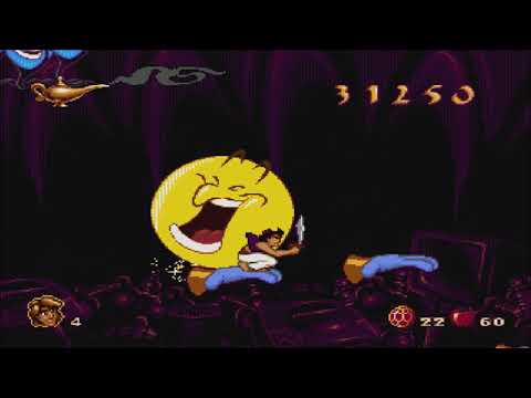 Disney's Aladdin (1994 MS DOS): Level 7 – Inside the Lamp (Gameplay/Walkthrough)