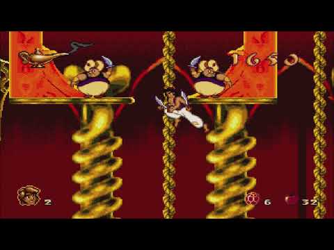 Disney's Aladdin (1994 MS DOS): Level 9 – Jafar's Palace (Gameplay/Walkthrough)