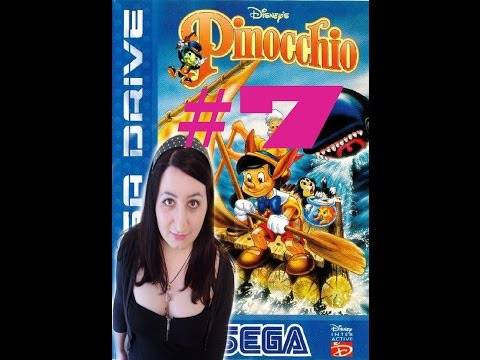 Disney's Pinocchio Gameplay Walkthrough Level 7: Inside Monstro (Sega Genesis)