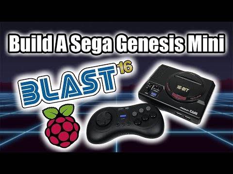 DIY Sega's Genesis Mini Blast 16 + Raspberry Pi = Ultimate Sega Mini Full Setup Guide