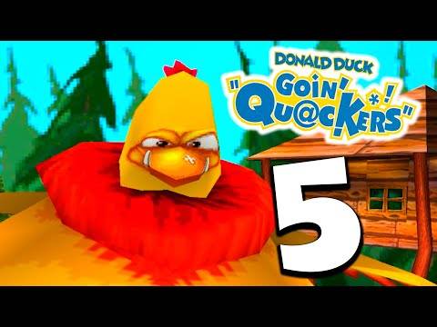 Donald Duck: Goin' Quackers Walkthrough 100% | Part 5 | Boss: Bernadette (PlayStation)
