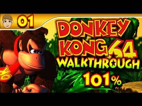 Donkey Kong 64 – 101% Walkthrough – Part 1 (1080p HD)